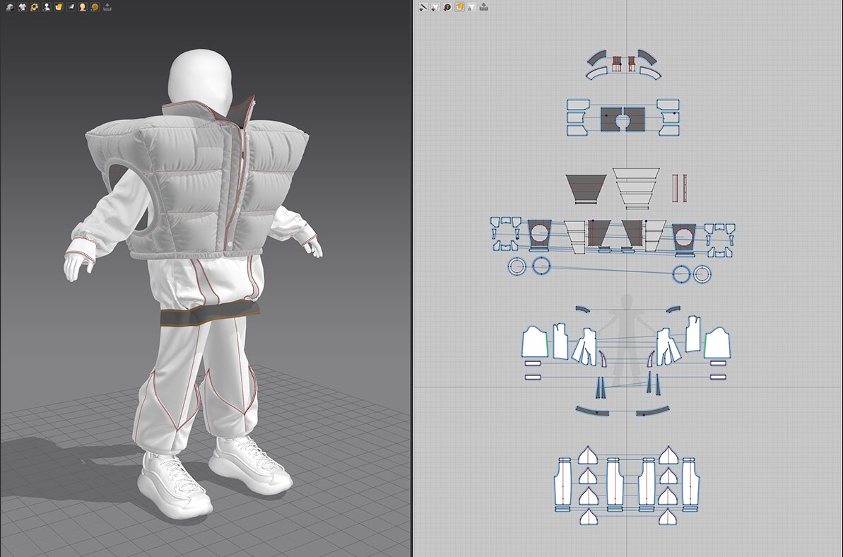 Marvelous Designer pattern 01